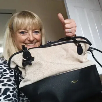 Sac à Main Radley By The Seaside En Cuir Signature - Taille Medium - Occasion Bel état